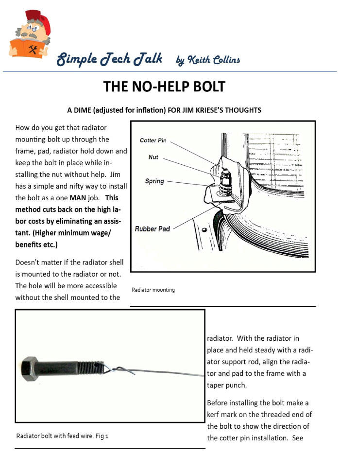 The No-Help Bolt